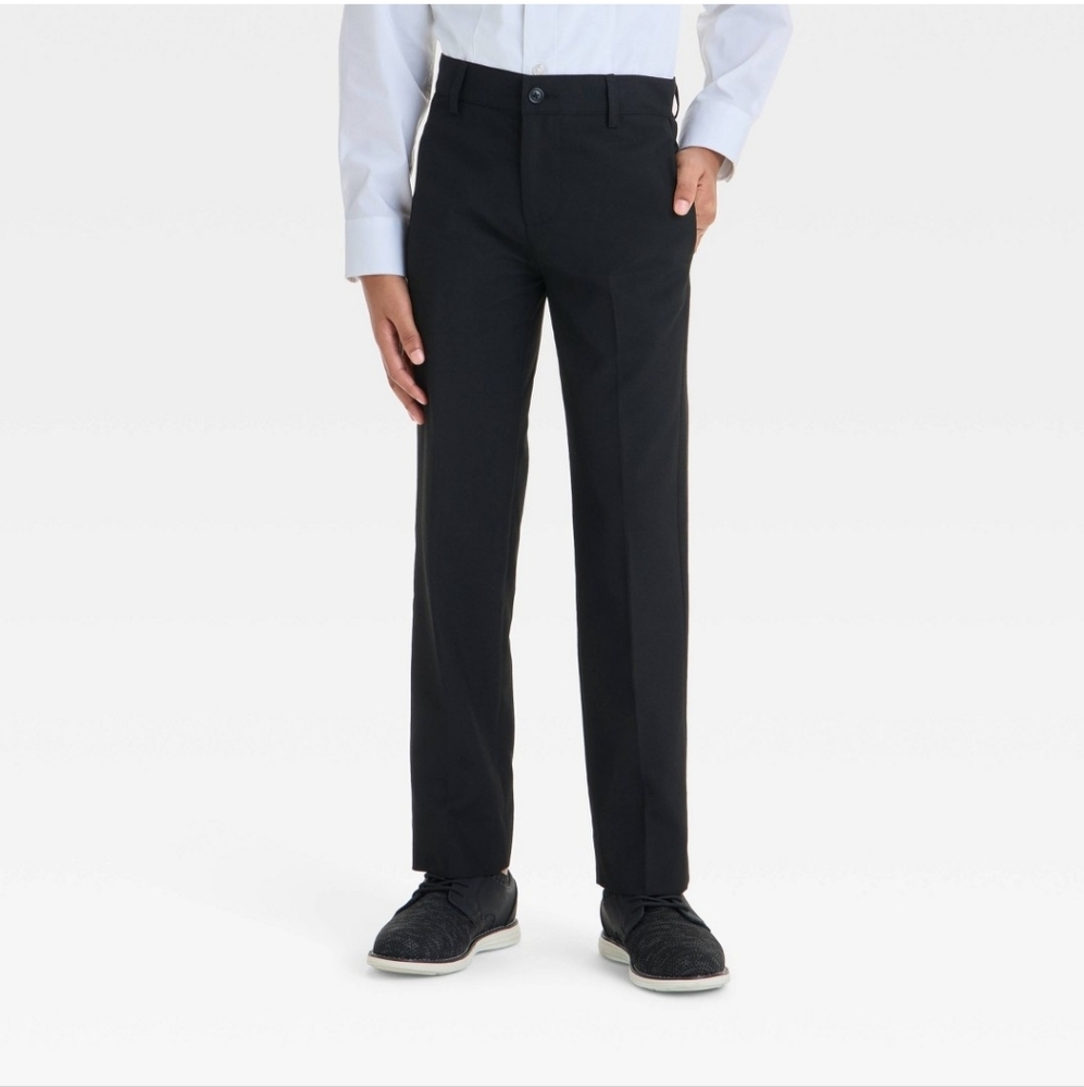 Cat & Jack Boys Black Suit Pants